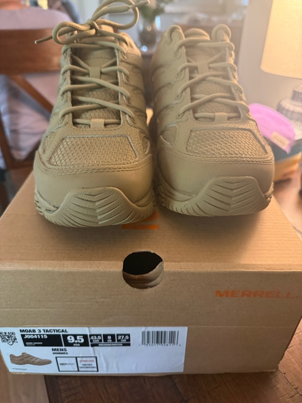 Merrell Men's MOAB 3 Tactical Boots in Coyote (New)